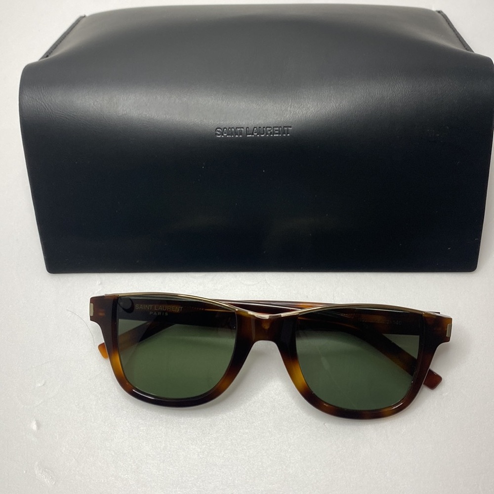 New Saint Laurent SL 51 CUT 002 Unisex Havana Sunglasses - Picture 8 of 16